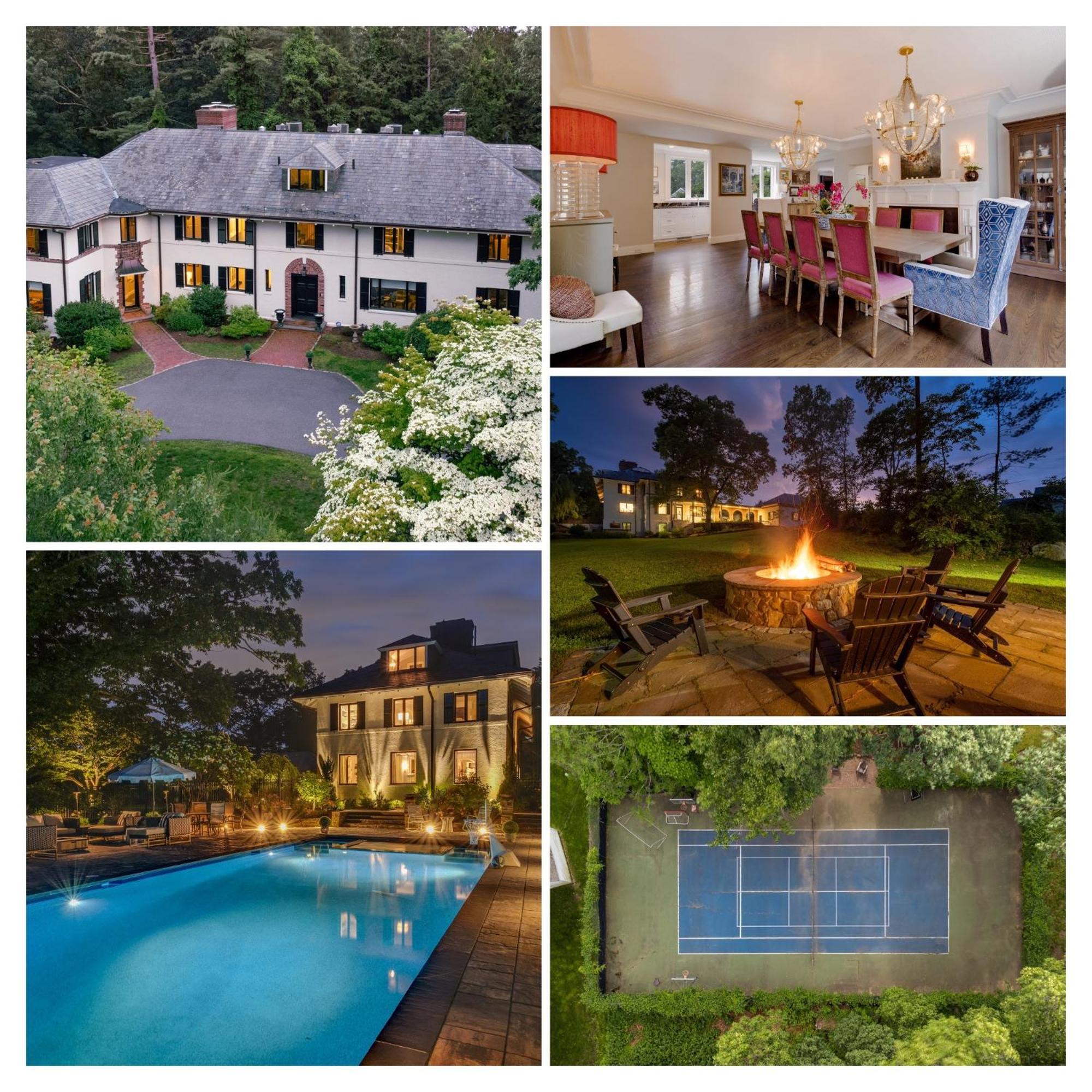 Boston Mansion Heated Pool Fire Pit Tennis Needham Exterior foto
